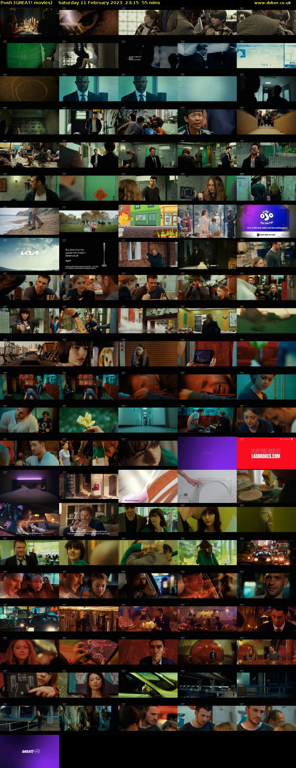 Push (GREAT! movies) Saturday 11 February 2023 23:15 - 00:10