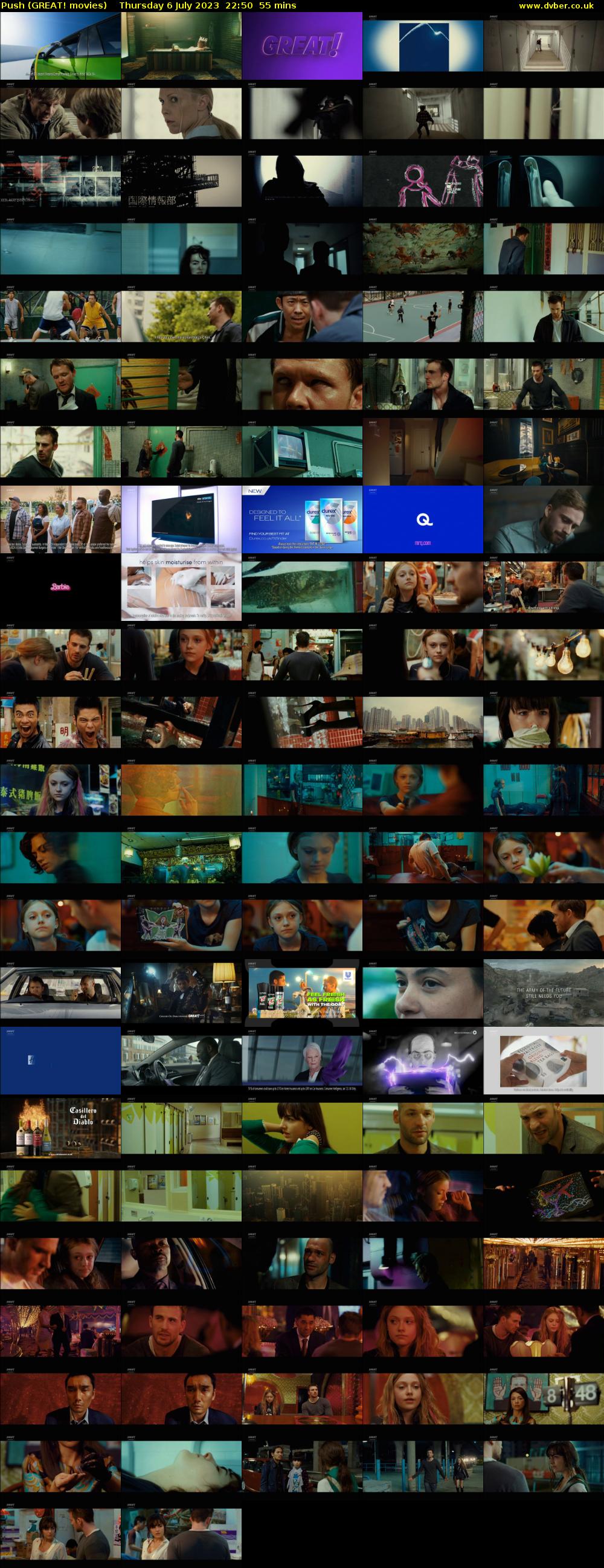 Push (GREAT! movies) Thursday 6 July 2023 22:50 - 23:45