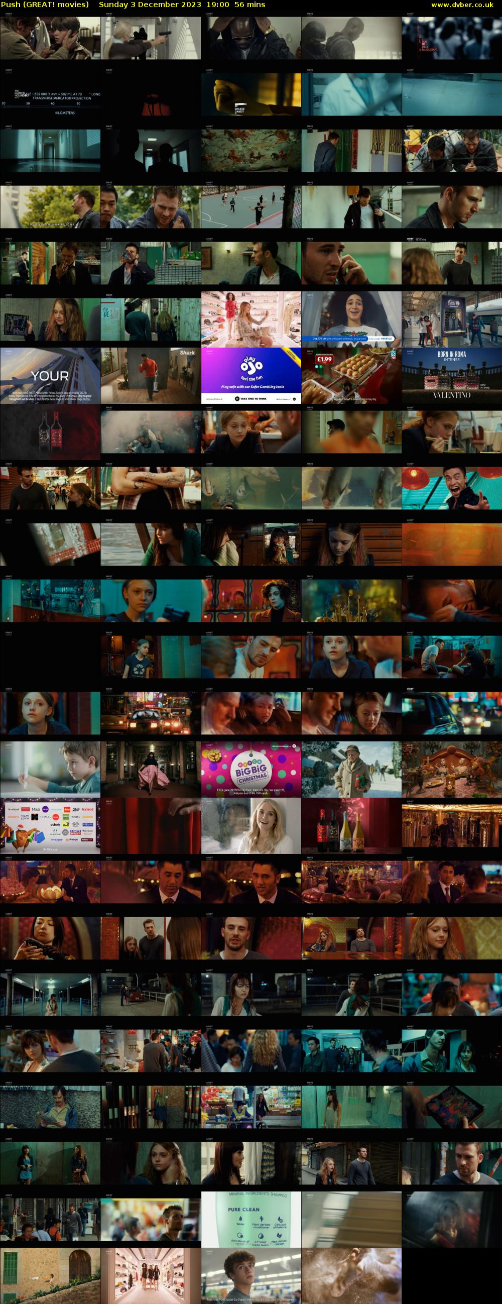 Push (GREAT! movies) Sunday 3 December 2023 19:00 - 19:56