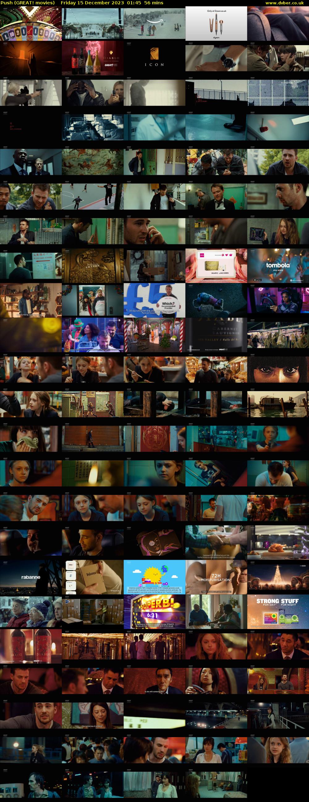 Push (GREAT! movies) Friday 15 December 2023 01:45 - 02:41