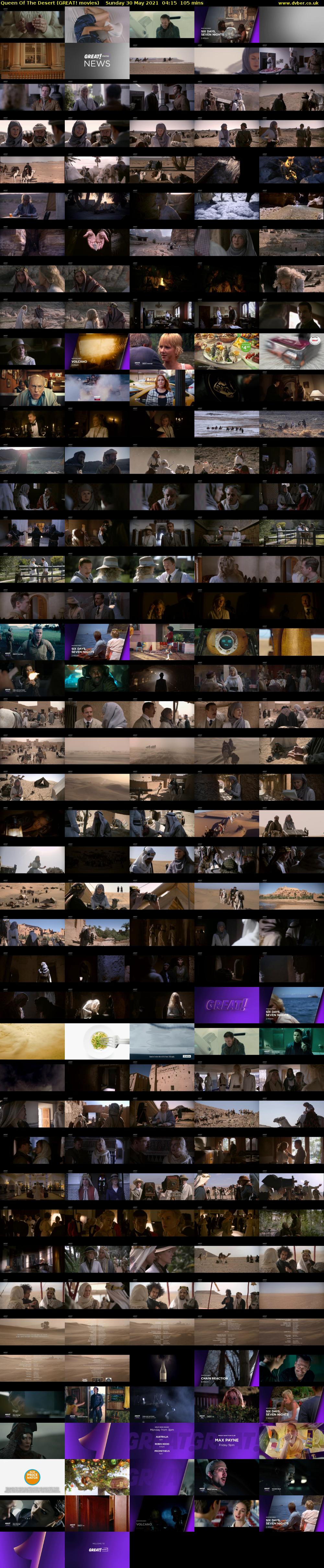 Queen Of The Desert (GREAT! movies) Sunday 30 May 2021 04:15 - 06:00