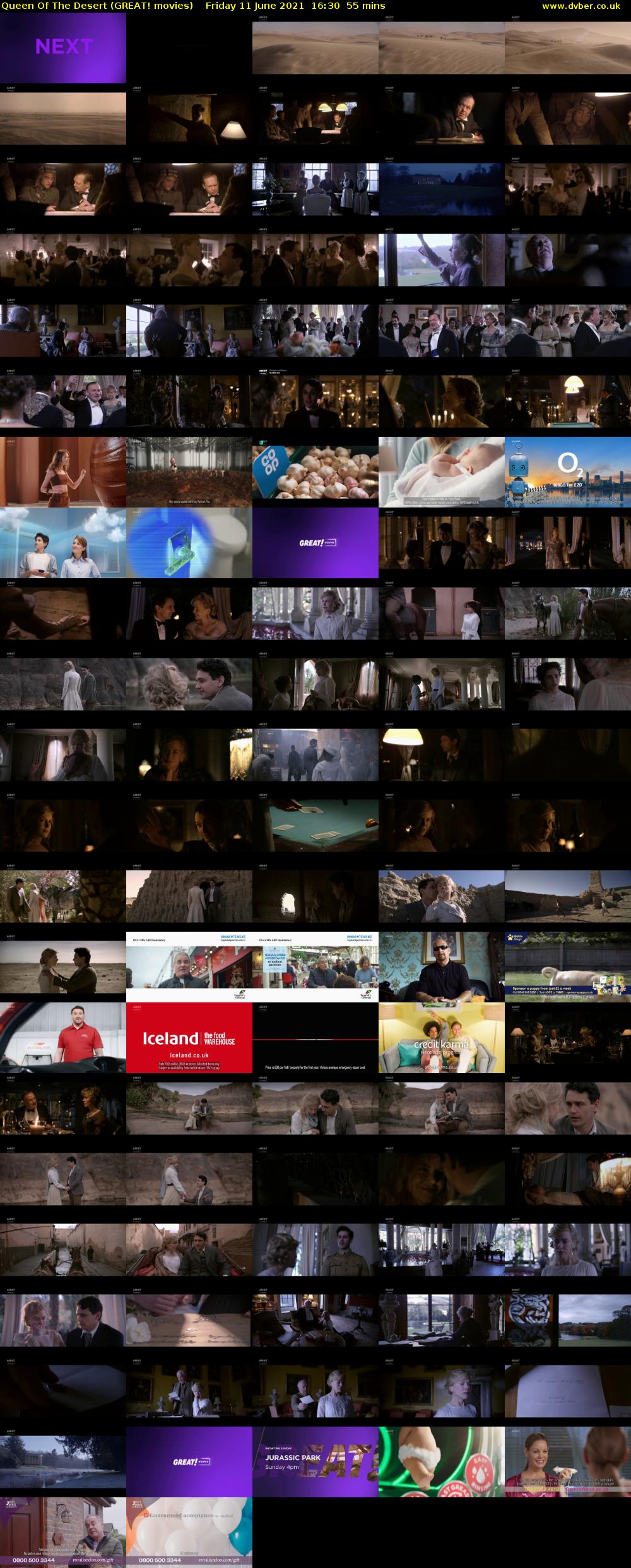 Queen Of The Desert (GREAT! movies) Friday 11 June 2021 16:30 - 17:25