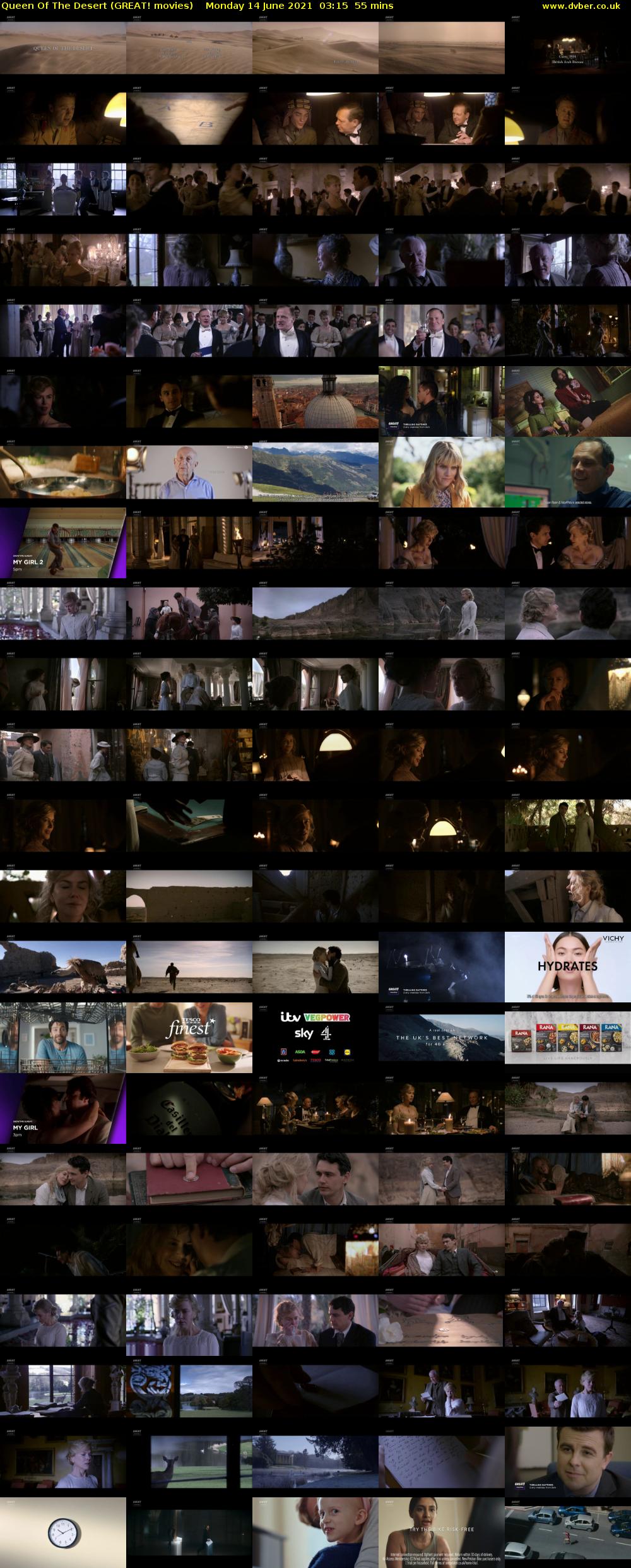 Queen Of The Desert (GREAT! movies) Monday 14 June 2021 03:15 - 04:10