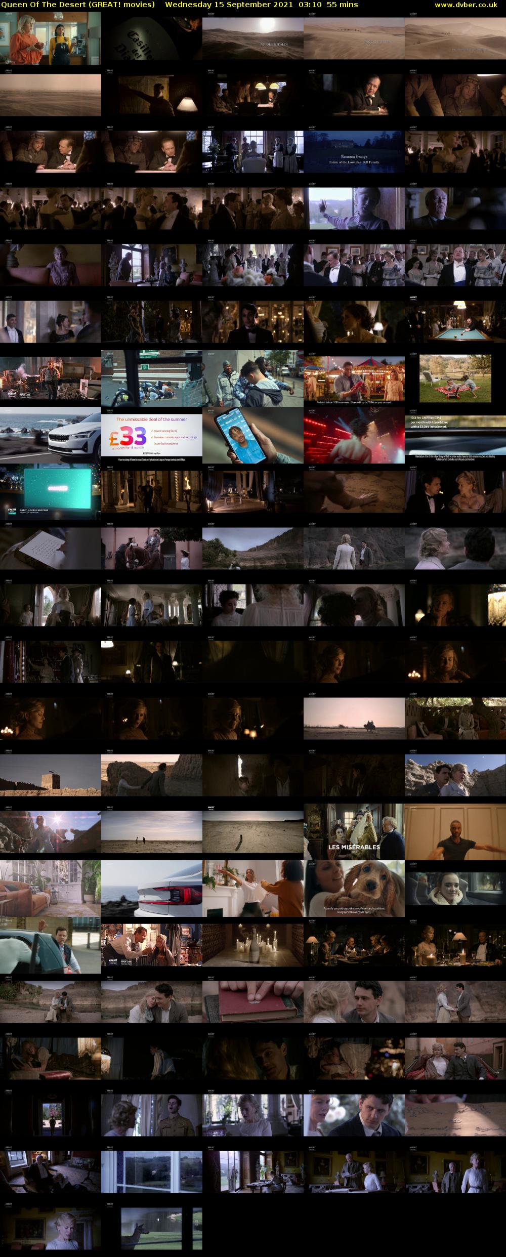 Queen Of The Desert (GREAT! movies) Wednesday 15 September 2021 03:10 - 04:05