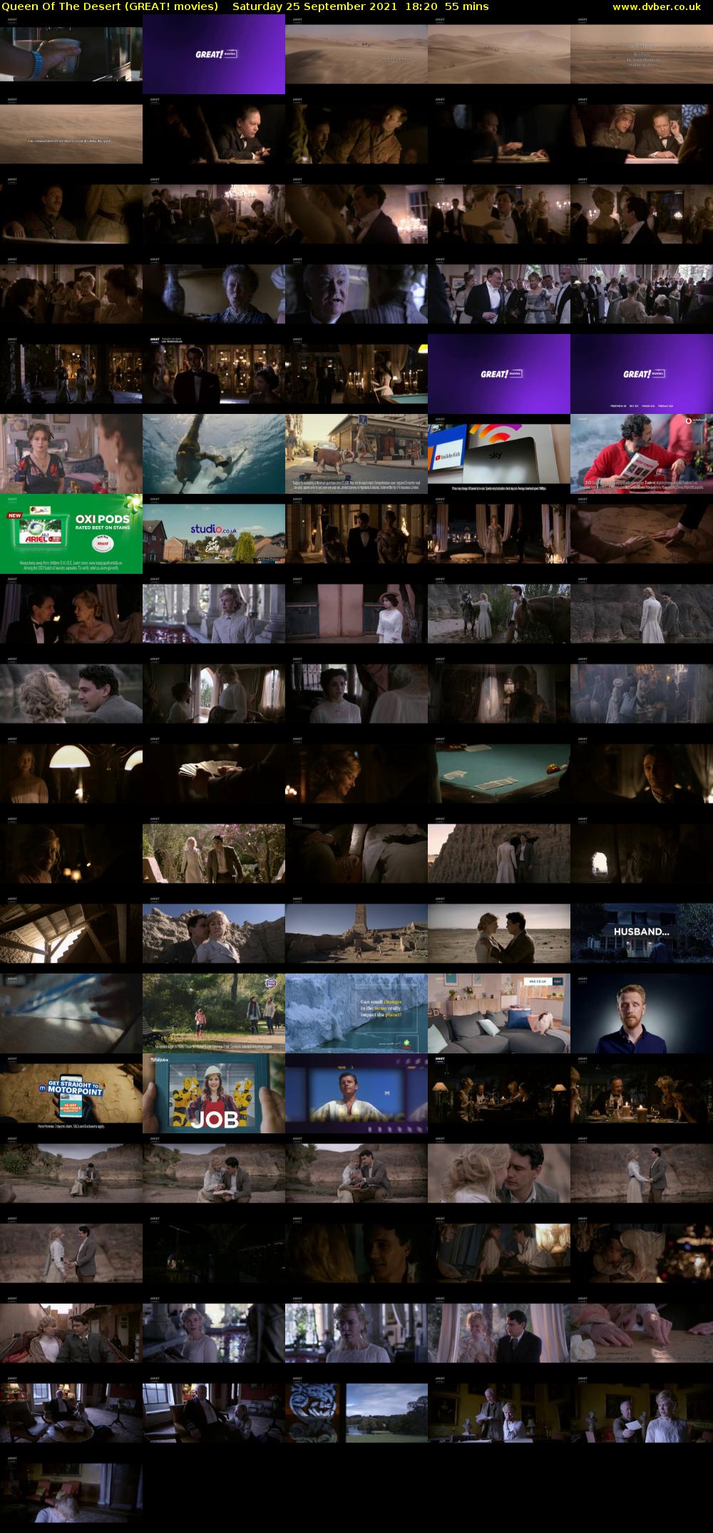 Queen Of The Desert (GREAT! movies) Saturday 25 September 2021 18:20 - 19:15