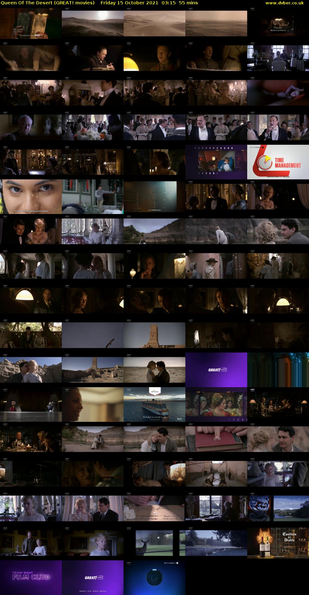 Queen Of The Desert (GREAT! movies) Friday 15 October 2021 03:15 - 04:10