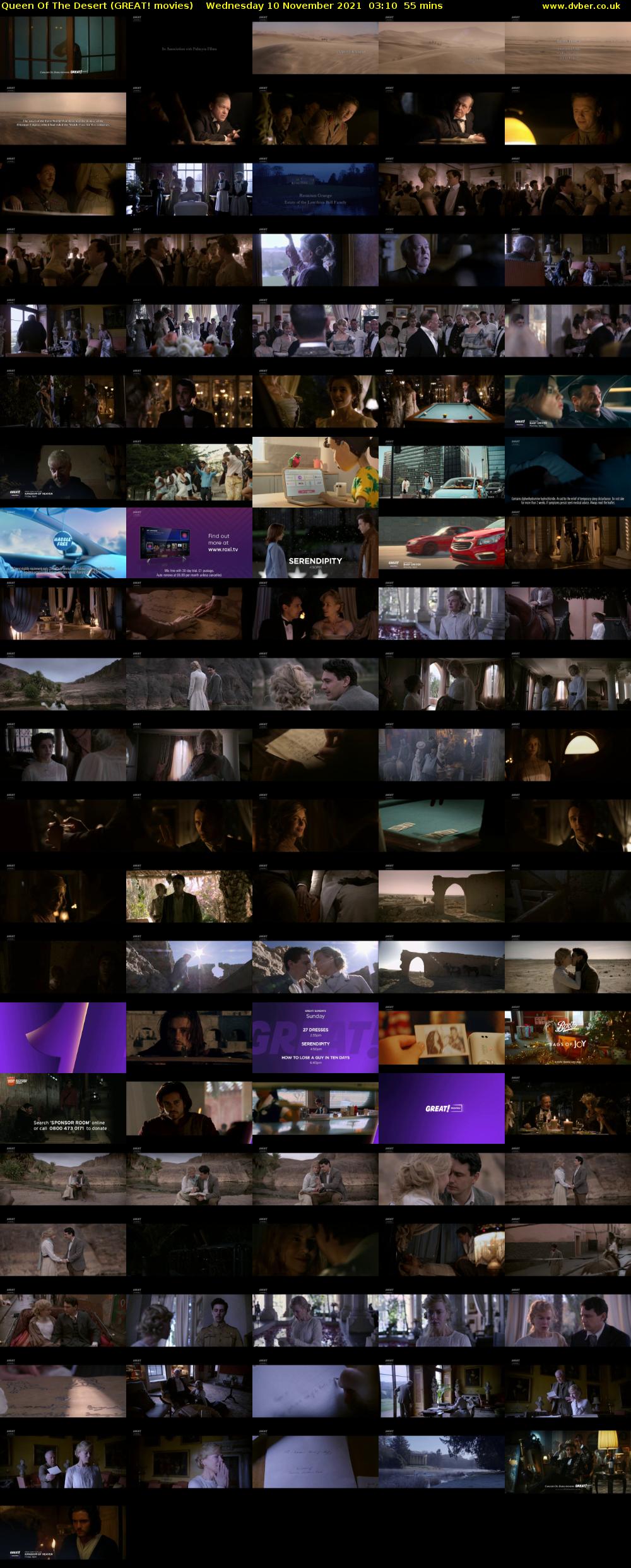 Queen Of The Desert (GREAT! movies) Wednesday 10 November 2021 03:10 - 04:05