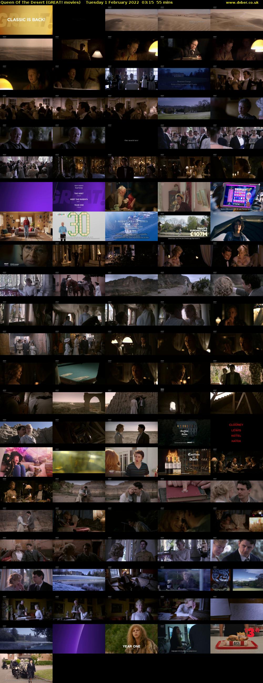 Queen Of The Desert (GREAT! movies) Tuesday 1 February 2022 03:15 - 04:10