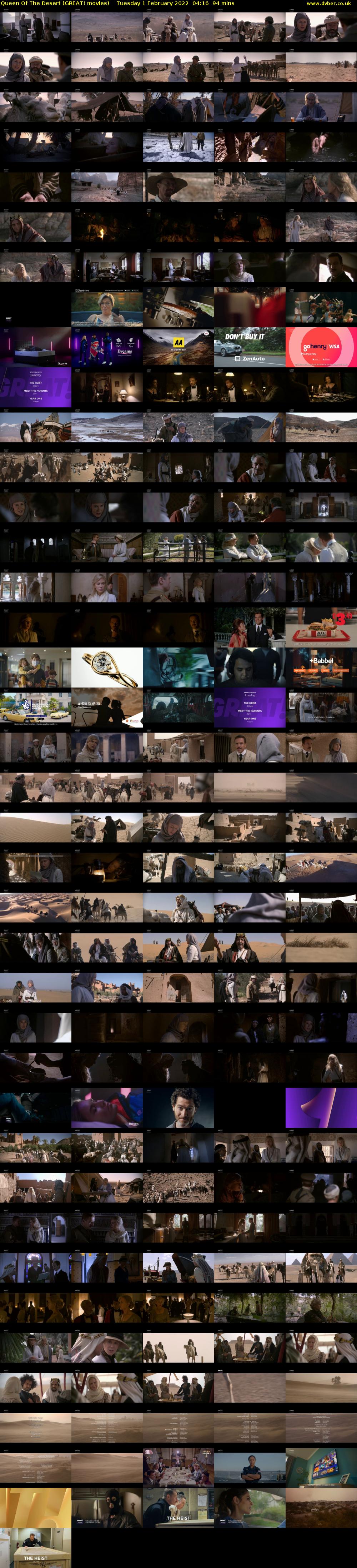 Queen Of The Desert (GREAT! movies) Tuesday 1 February 2022 04:16 - 05:50
