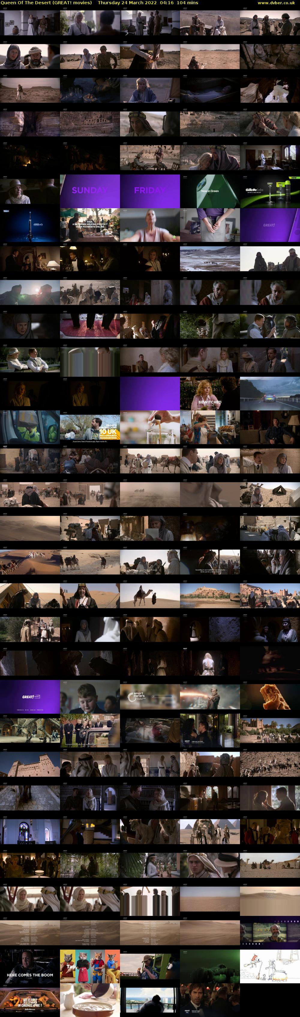 Queen Of The Desert (GREAT! movies) Thursday 24 March 2022 04:16 - 06:00