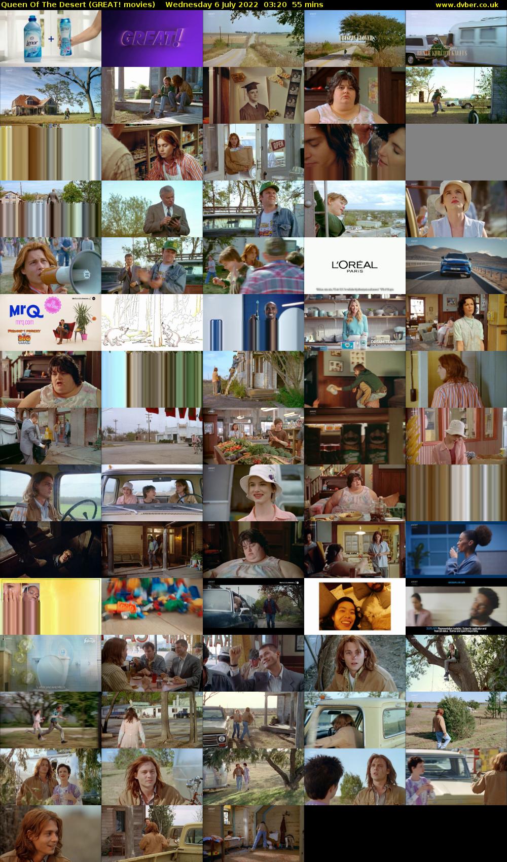 Queen Of The Desert (GREAT! movies) Wednesday 6 July 2022 03:20 - 04:15