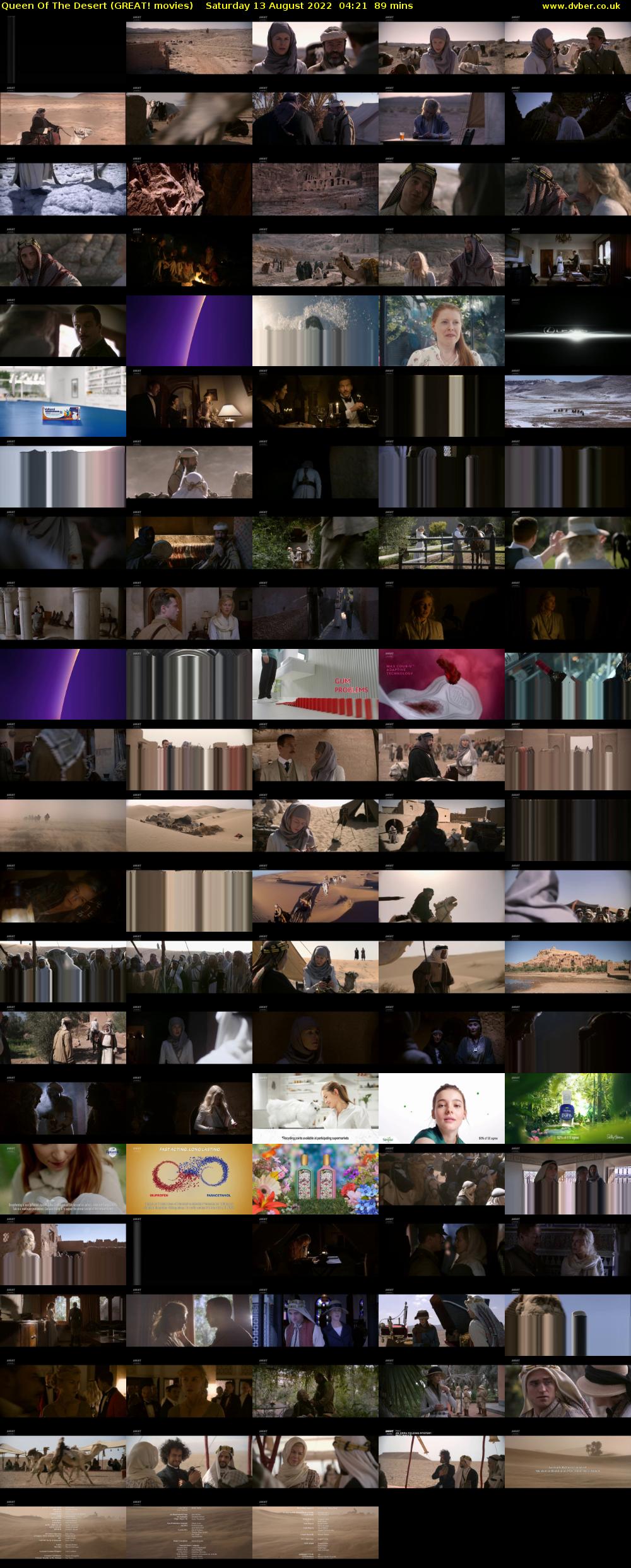 Queen Of The Desert (GREAT! movies) Saturday 13 August 2022 04:21 - 05:50