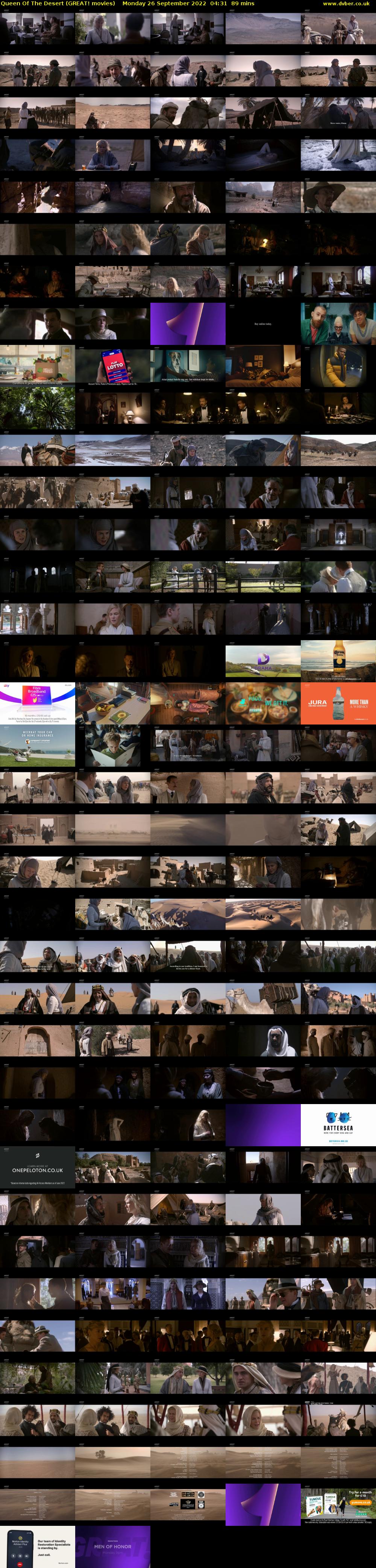 Queen Of The Desert (GREAT! movies) Monday 26 September 2022 04:31 - 06:00