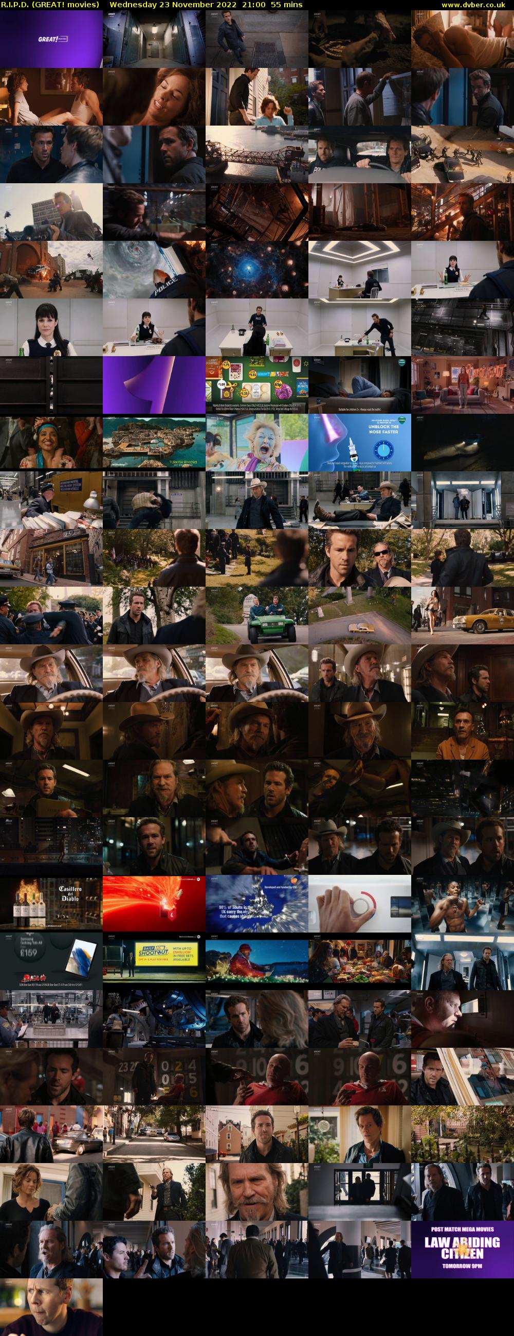 R.I.P.D. (GREAT! movies) Wednesday 23 November 2022 21:00 - 21:55