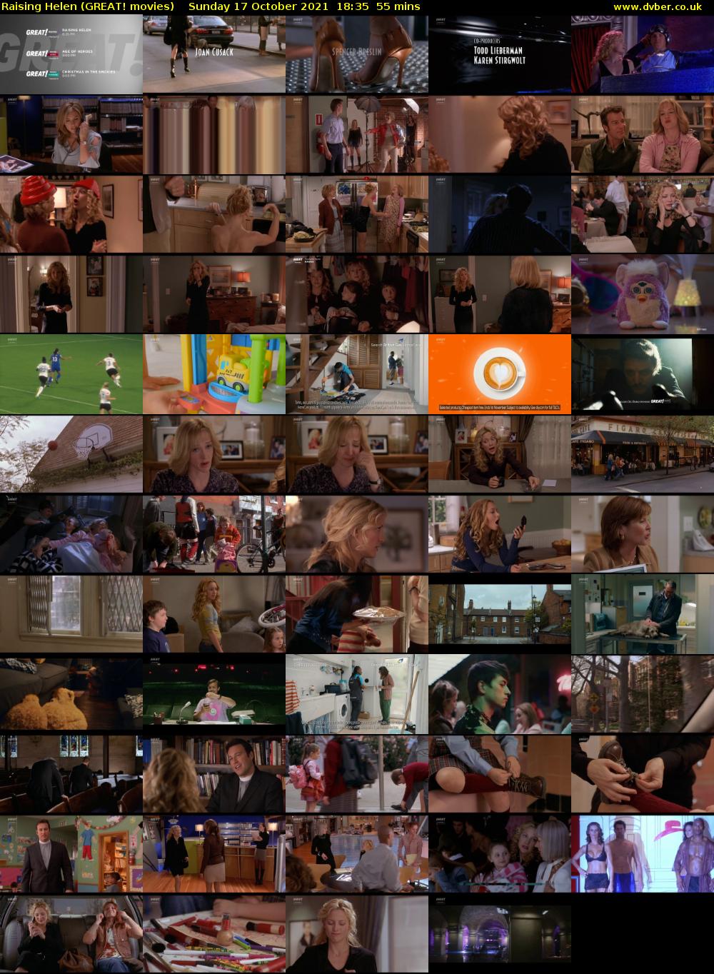 Raising Helen (GREAT! movies) Sunday 17 October 2021 18:35 - 19:30