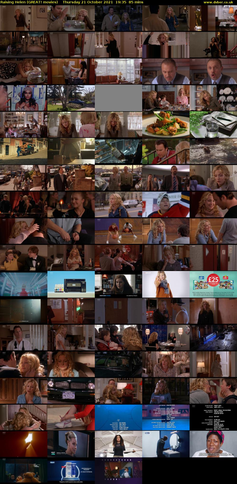 Raising Helen (GREAT! movies) Thursday 21 October 2021 19:35 - 21:00