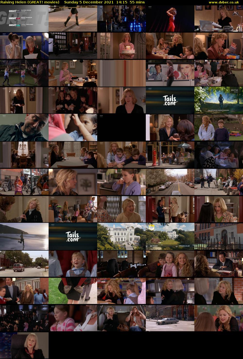 Raising Helen (GREAT! movies) Sunday 5 December 2021 14:15 - 15:10