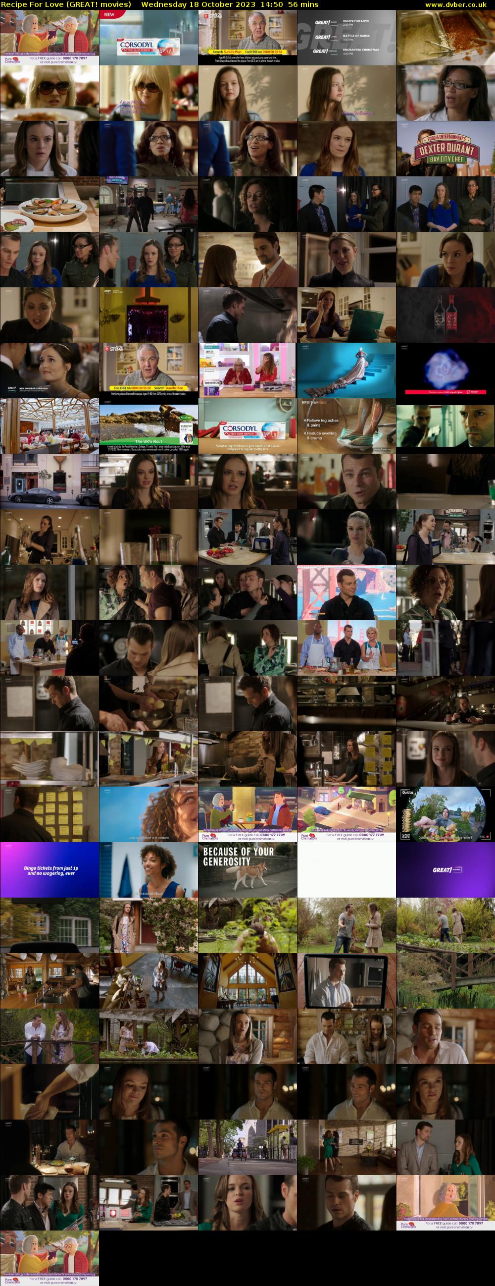 Recipe For Love (GREAT! movies) Wednesday 18 October 2023 14:50 - 15:46