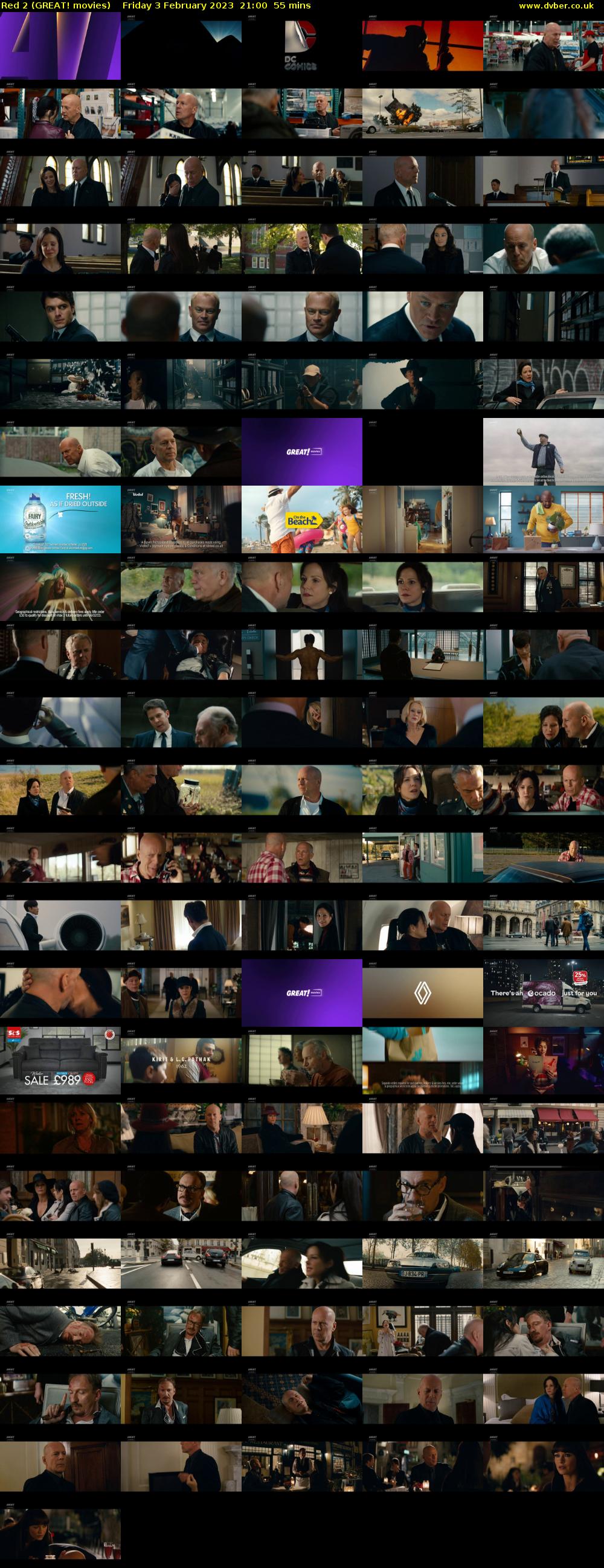 Red 2 (GREAT! movies) Friday 3 February 2023 21:00 - 21:55