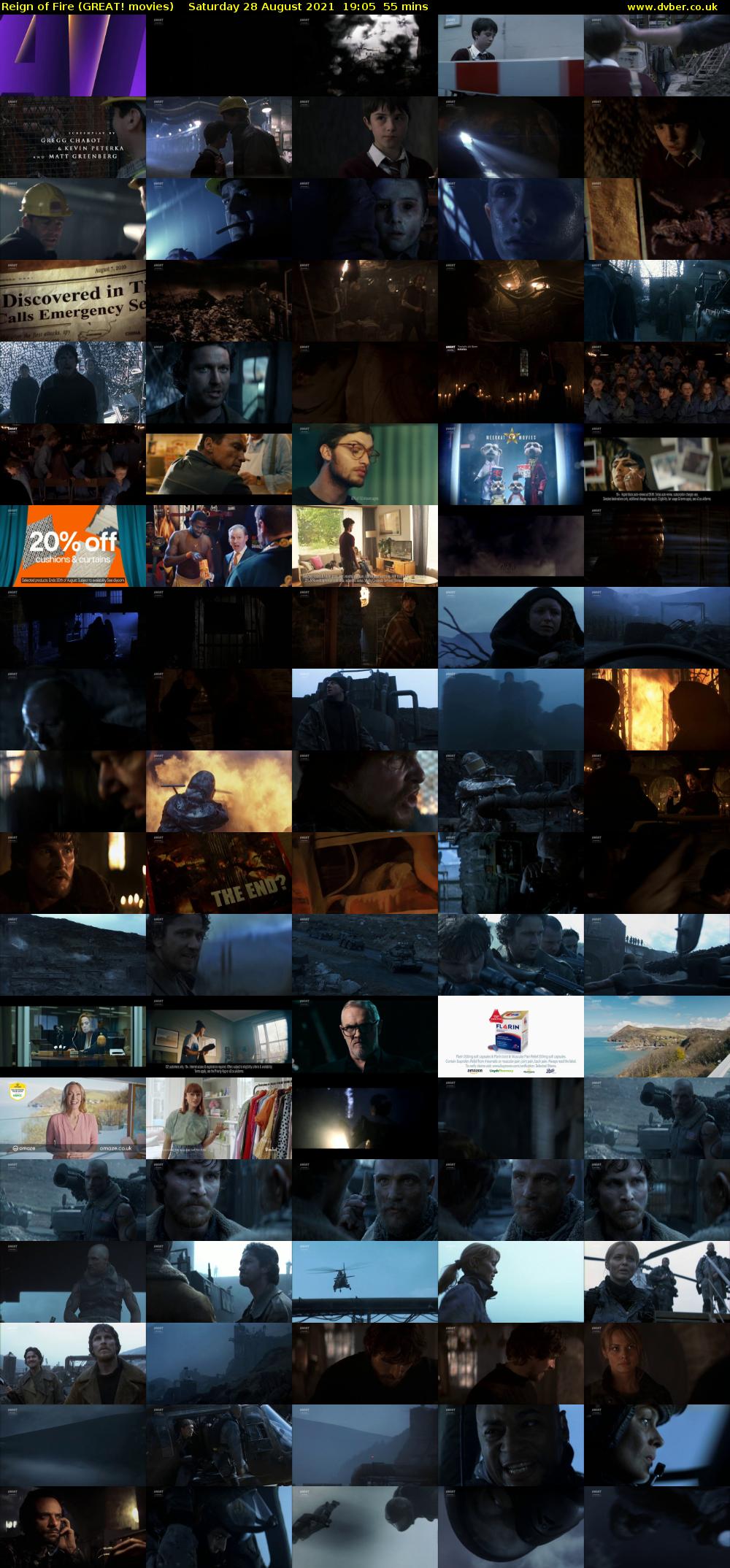 Reign Of Fire (GREAT! movies) Saturday 28 August 2021 19:05 - 20:00