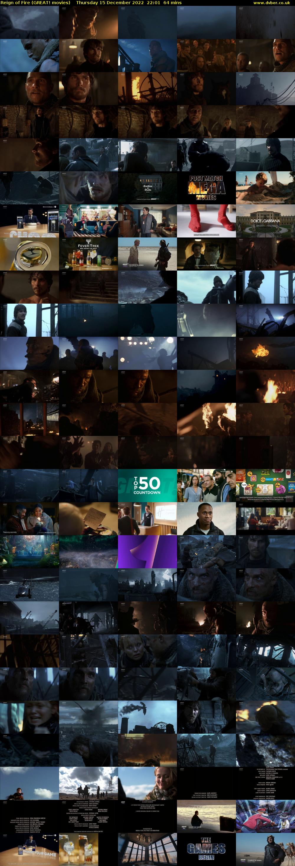 Reign of Fire (GREAT! movies) Thursday 15 December 2022 22:01 - 23:05