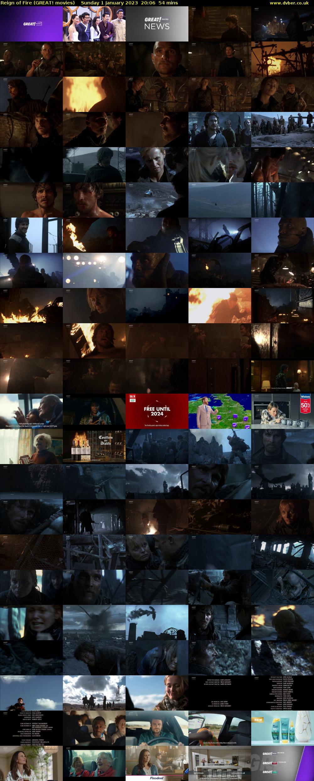 Reign of Fire (GREAT! movies) Sunday 1 January 2023 20:06 - 21:00