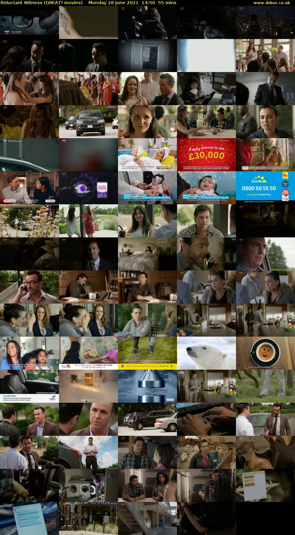 Reluctant Witness (GREAT! movies) Monday 28 June 2021 14:50 - 15:45