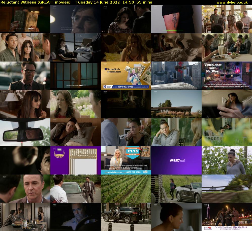 Reluctant Witness (GREAT! movies) Tuesday 14 June 2022 14:50 - 15:45