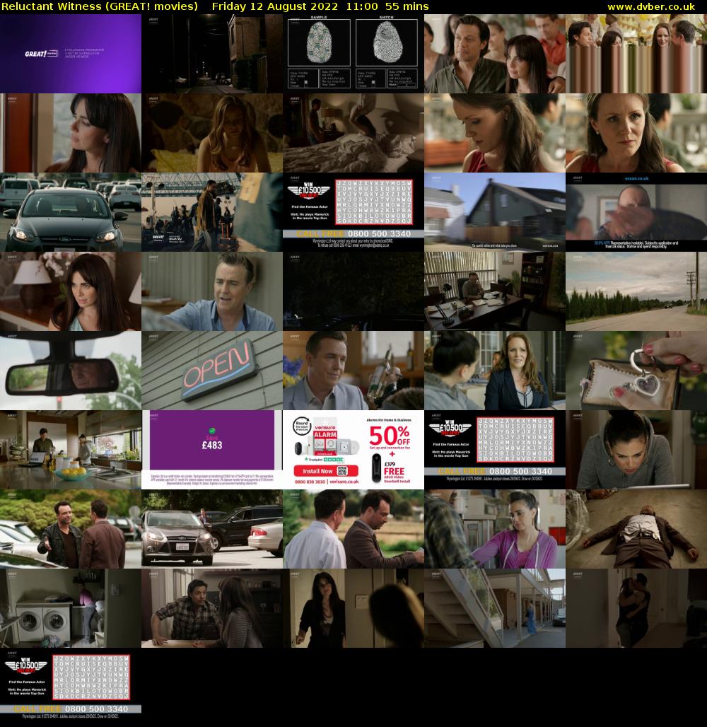 Reluctant Witness (GREAT! movies) Friday 12 August 2022 11:00 - 11:55