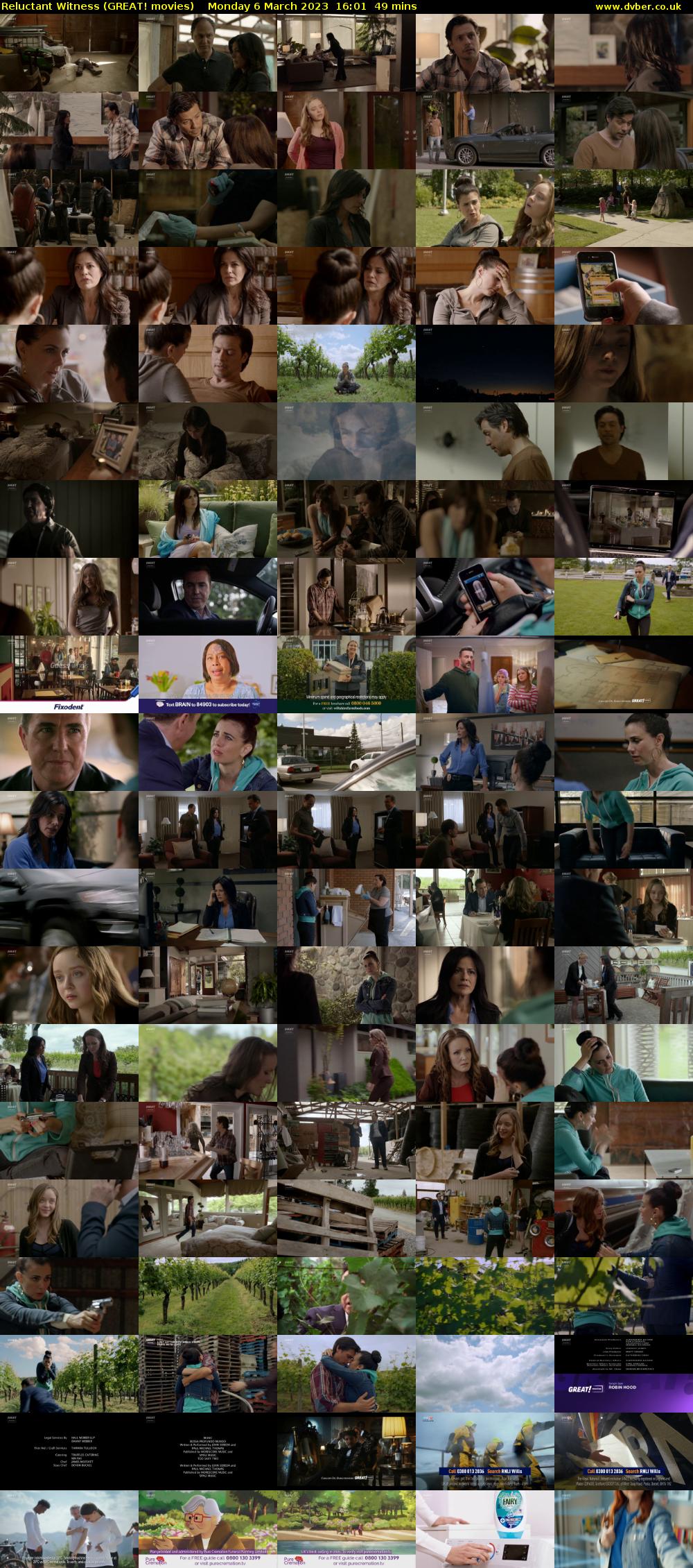 Reluctant Witness (GREAT! movies) Monday 6 March 2023 16:01 - 16:50