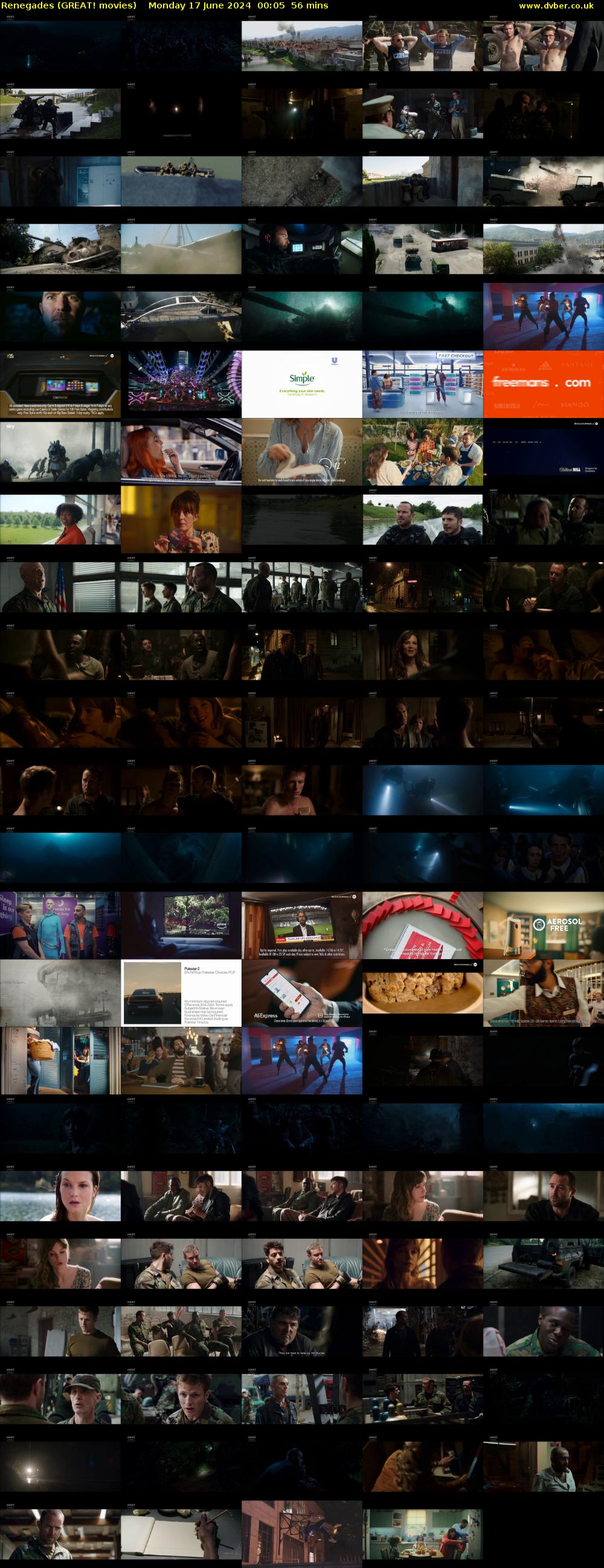 Renegades (GREAT! movies) Monday 17 June 2024 00:05 - 01:01