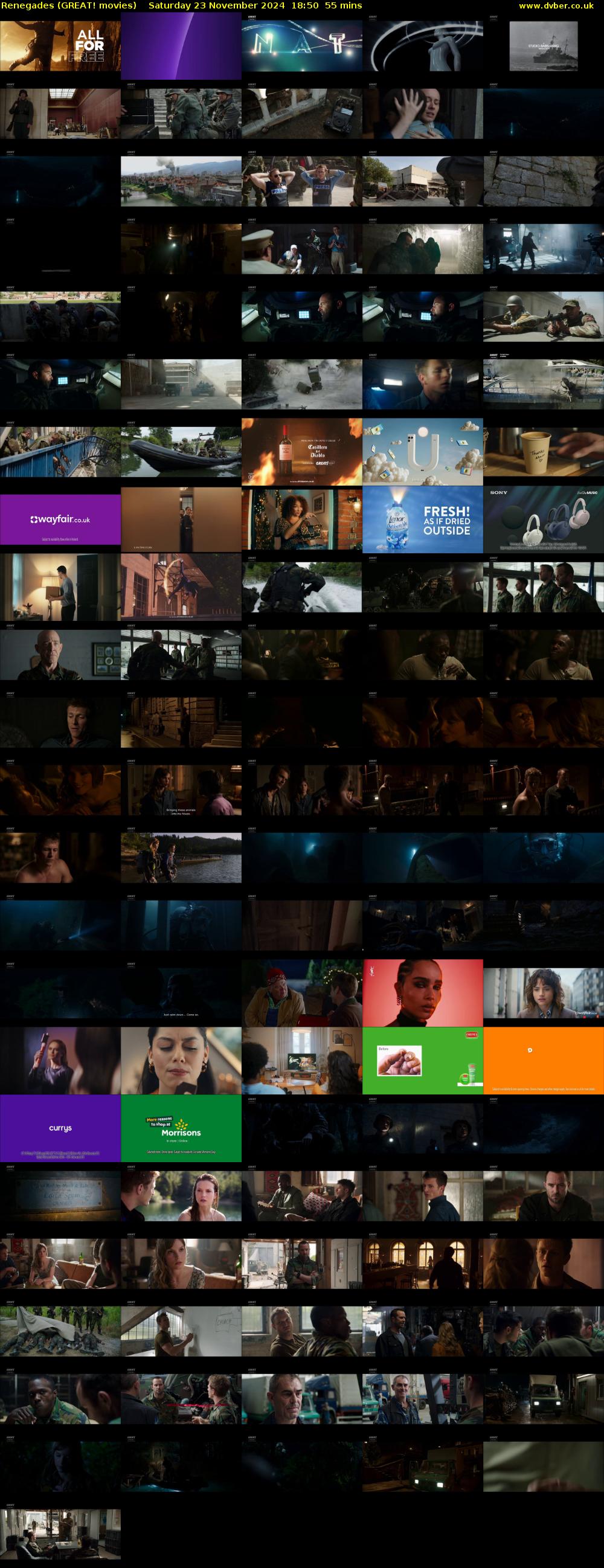 Renegades (GREAT! movies) Saturday 23 November 2024 18:50 - 19:45