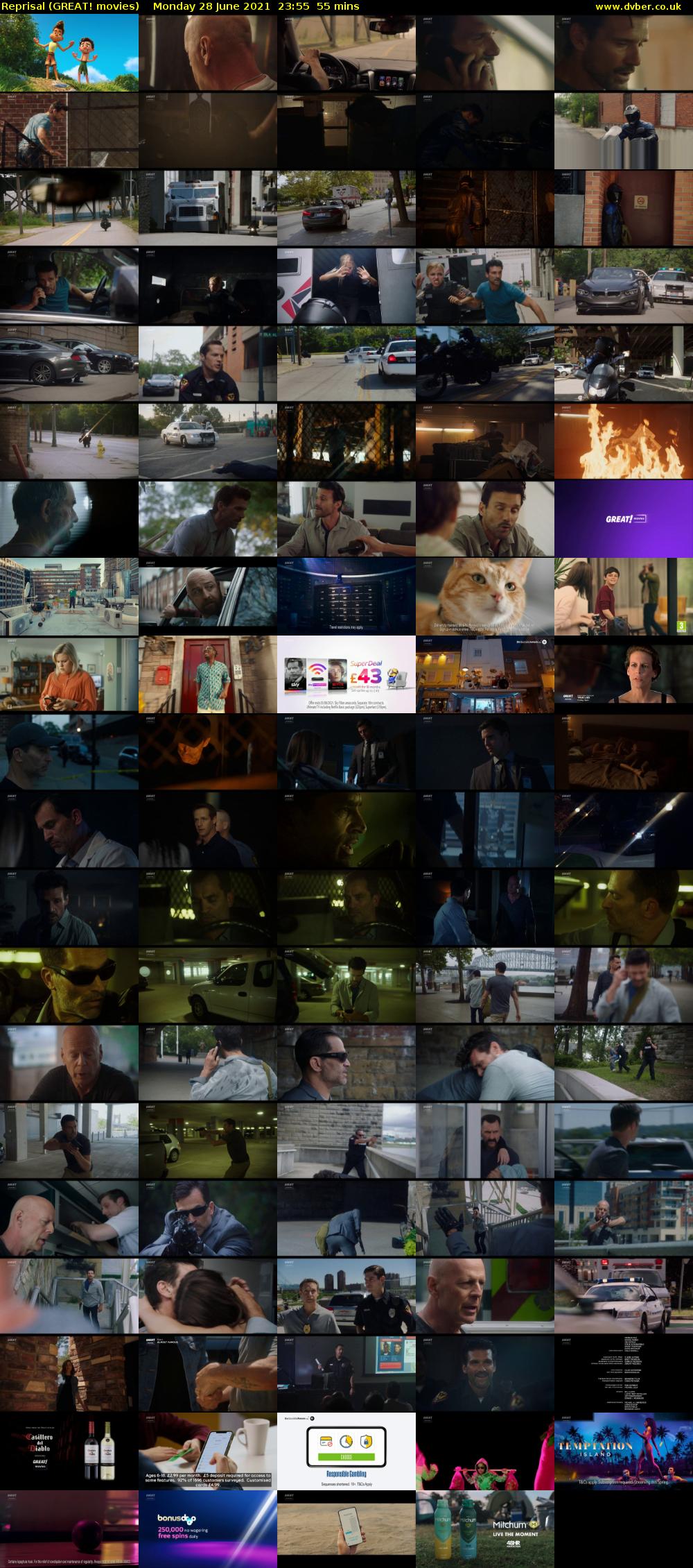 Reprisal (GREAT! movies) Monday 28 June 2021 23:55 - 00:50