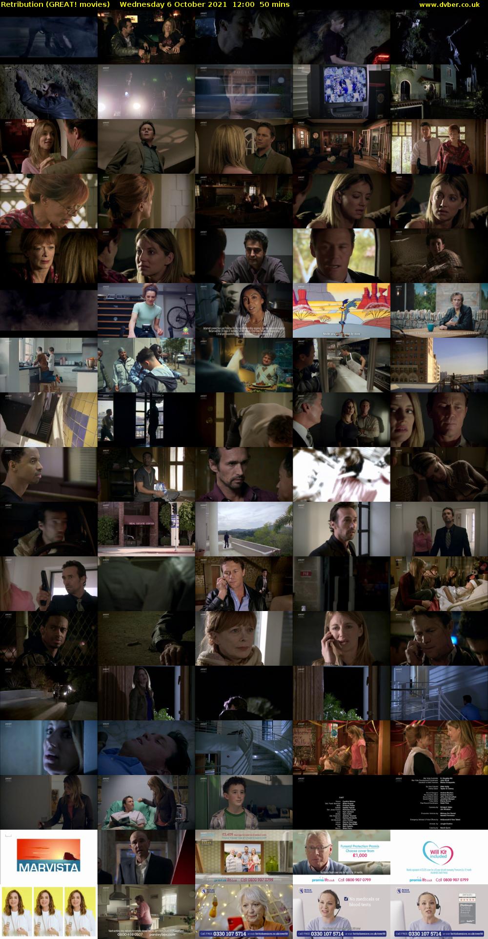 Retribution (GREAT! movies) Wednesday 6 October 2021 12:00 - 12:50