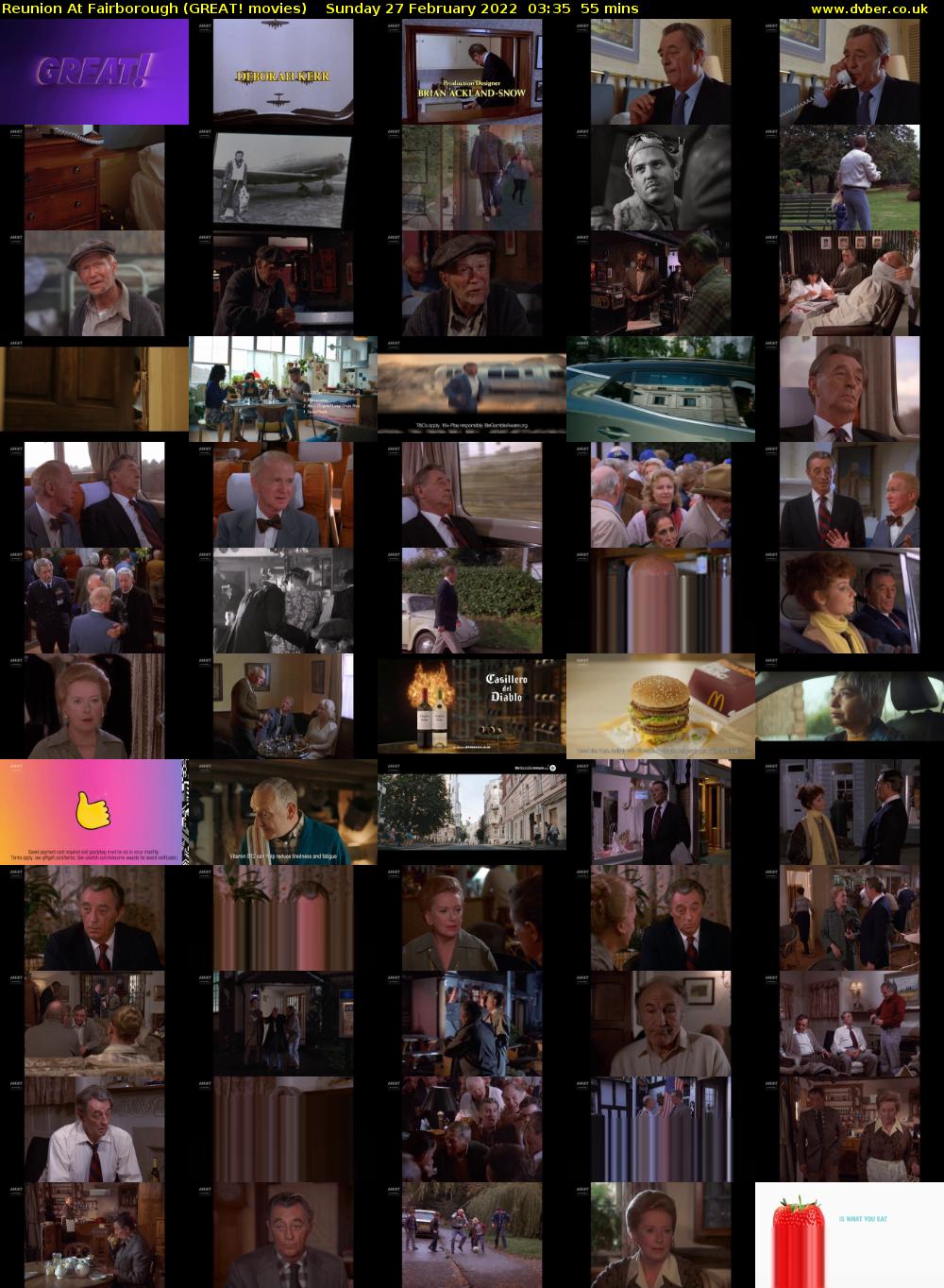 Reunion At Fairborough (GREAT! movies) Sunday 27 February 2022 03:35 - 04:30