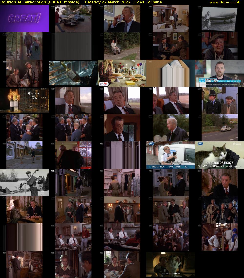 Reunion At Fairborough (GREAT! movies) Tuesday 22 March 2022 16:40 - 17:35