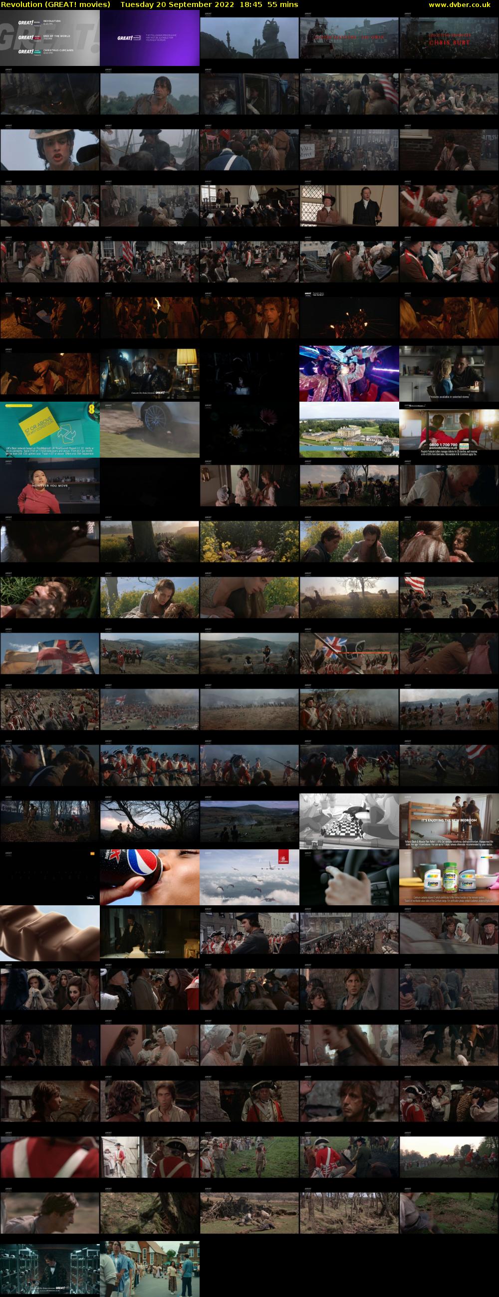 Revolution (GREAT! movies) Tuesday 20 September 2022 18:45 - 19:40
