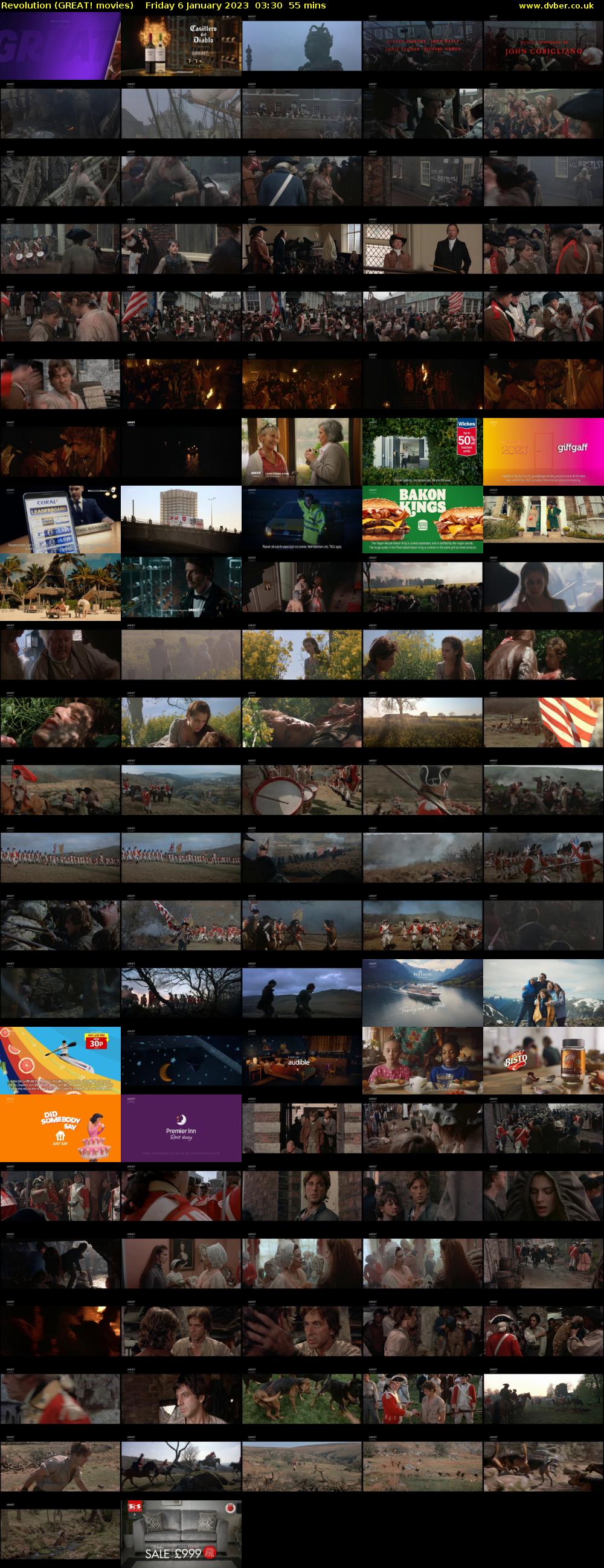 Revolution (GREAT! movies) Friday 6 January 2023 03:30 - 04:25
