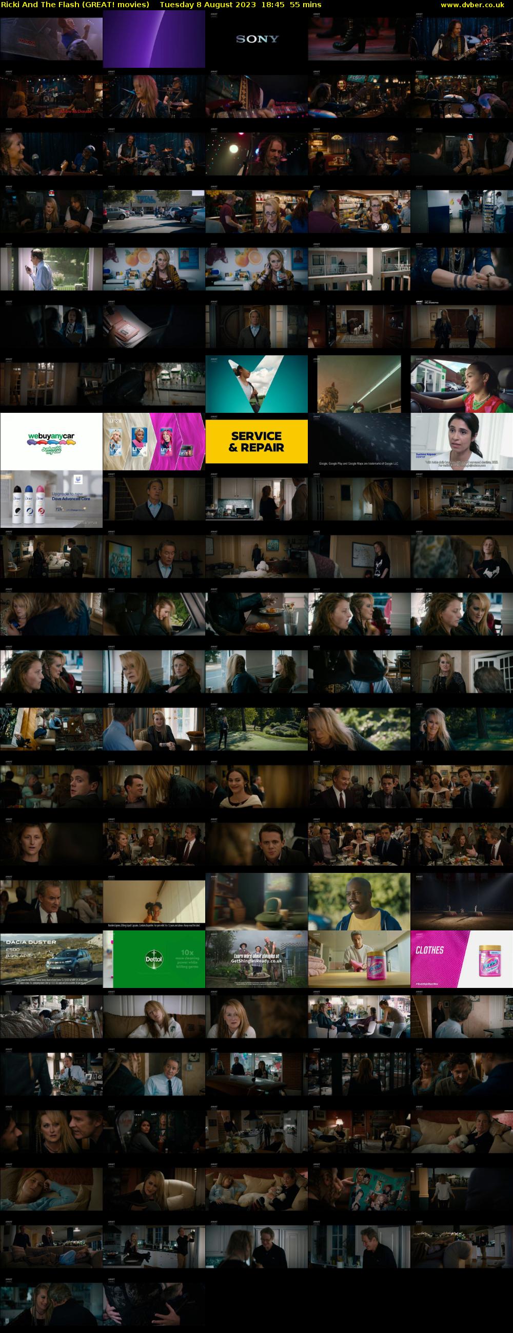 Ricki and the Flash (GREAT! movies) Tuesday 8 August 2023 18:45 - 19:40