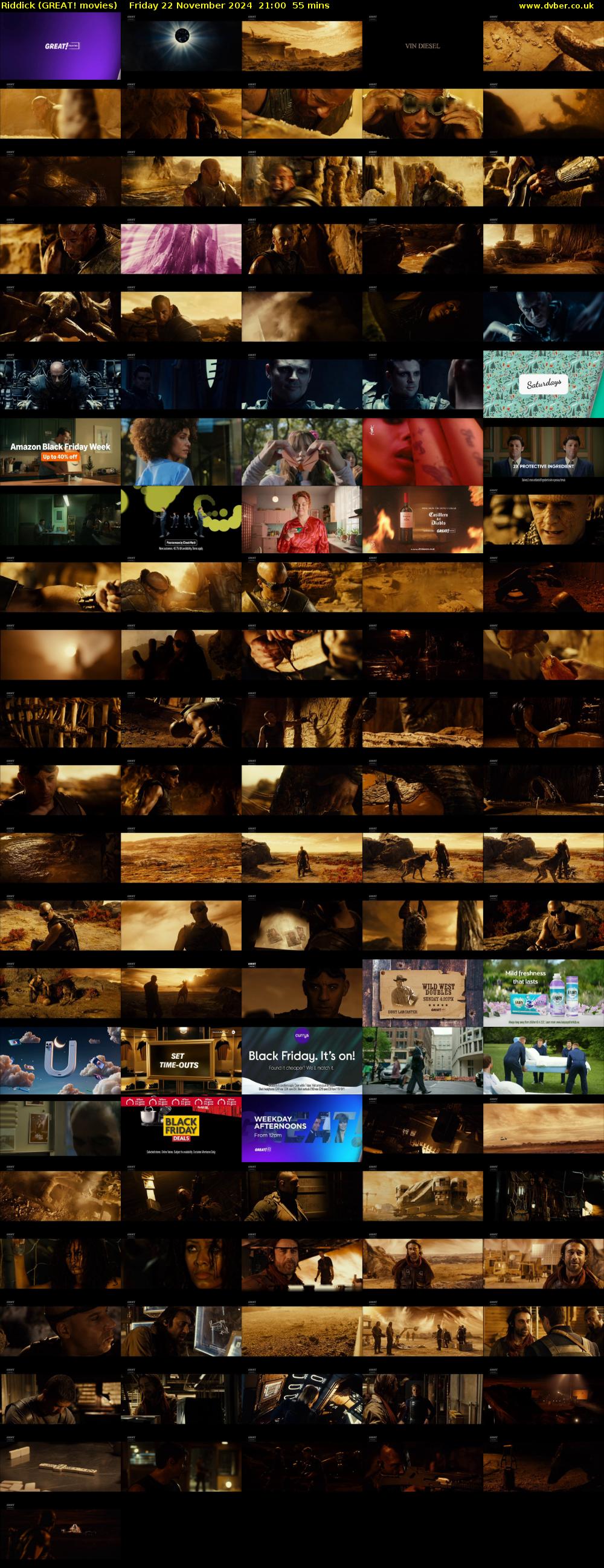 Riddick (GREAT! movies) Friday 22 November 2024 21:00 - 21:55