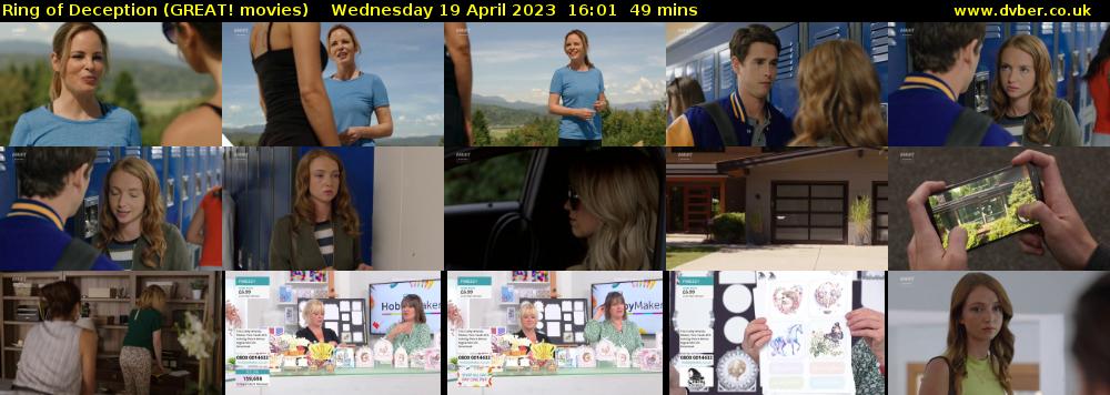 Ring of Deception (GREAT! movies) Wednesday 19 April 2023 16:01 - 16:50