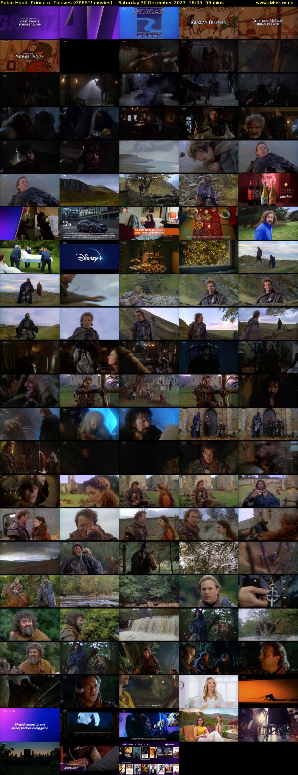 Robin Hood: Prince of Thieves (GREAT! movies) Saturday 30 December 2023 18:05 - 19:01