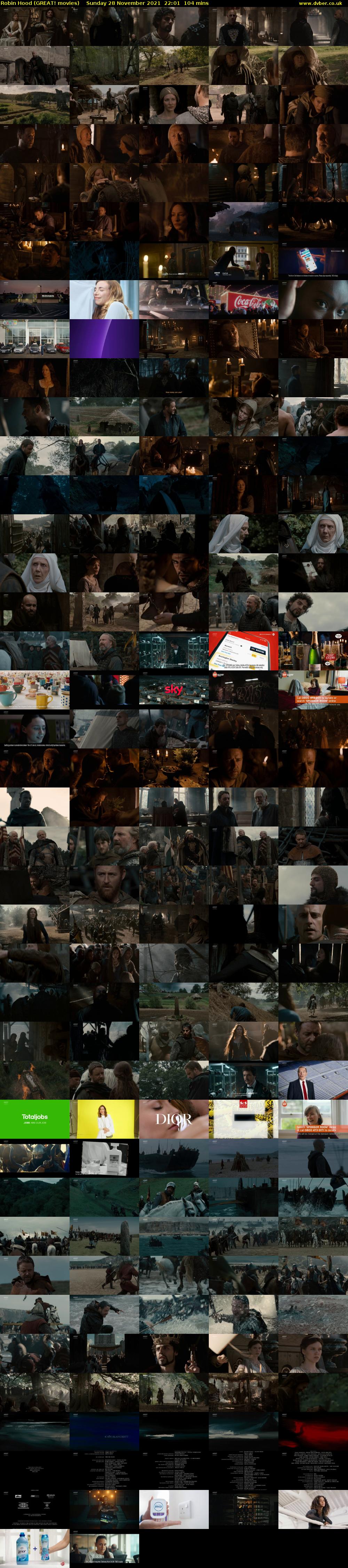 Robin Hood (GREAT! movies) Sunday 28 November 2021 22:01 - 23:45