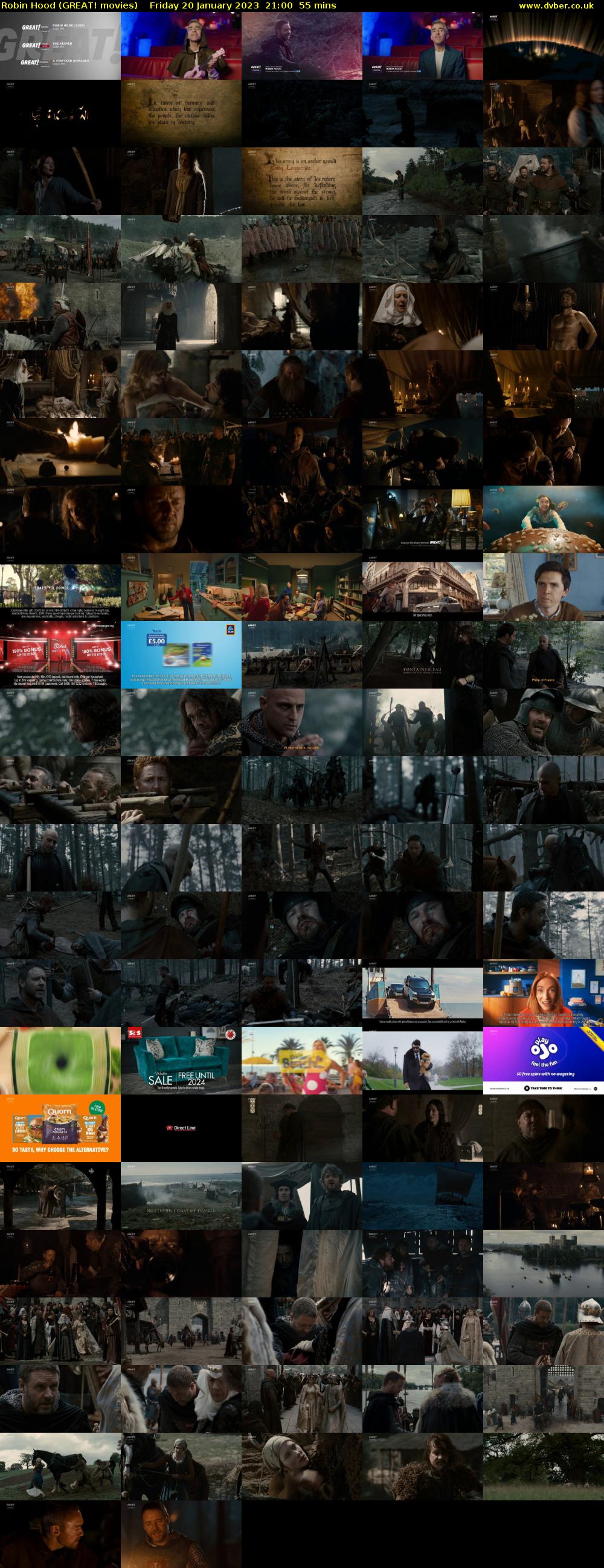 Robin Hood (GREAT! movies) Friday 20 January 2023 21:00 - 21:55