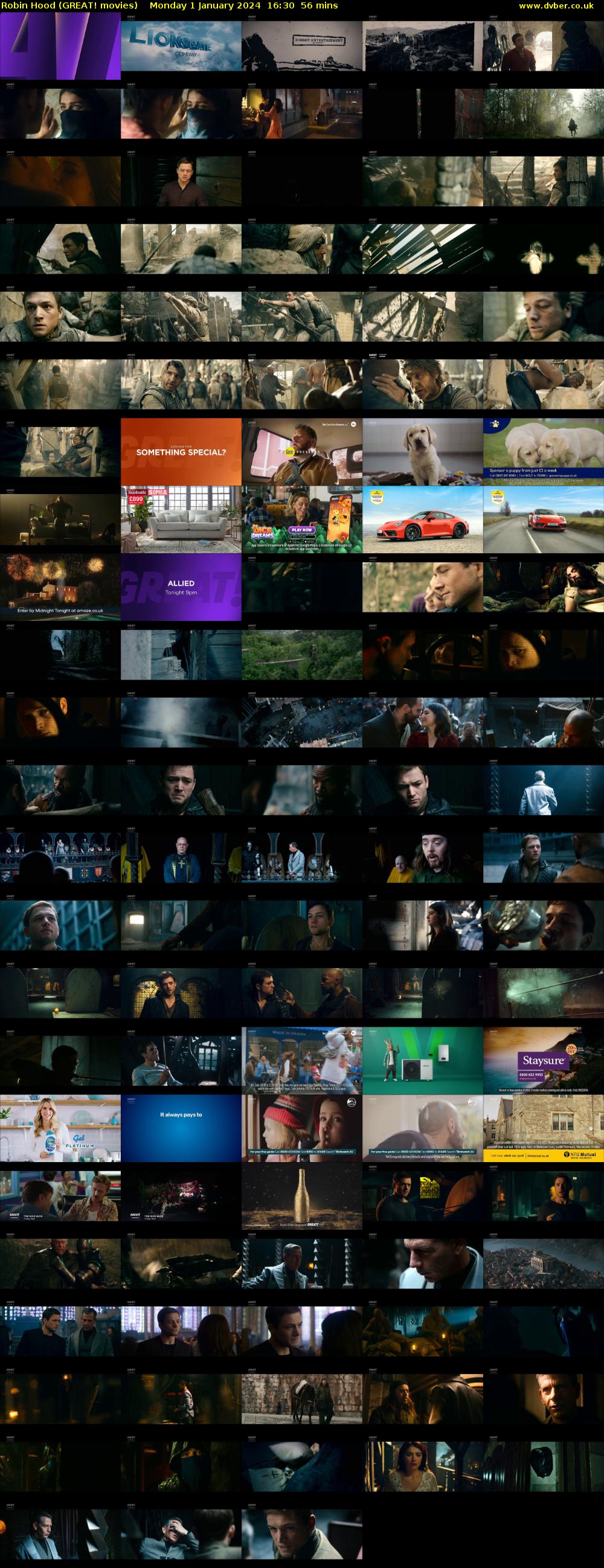 Robin Hood (GREAT! movies) Monday 1 January 2024 16:30 - 17:26