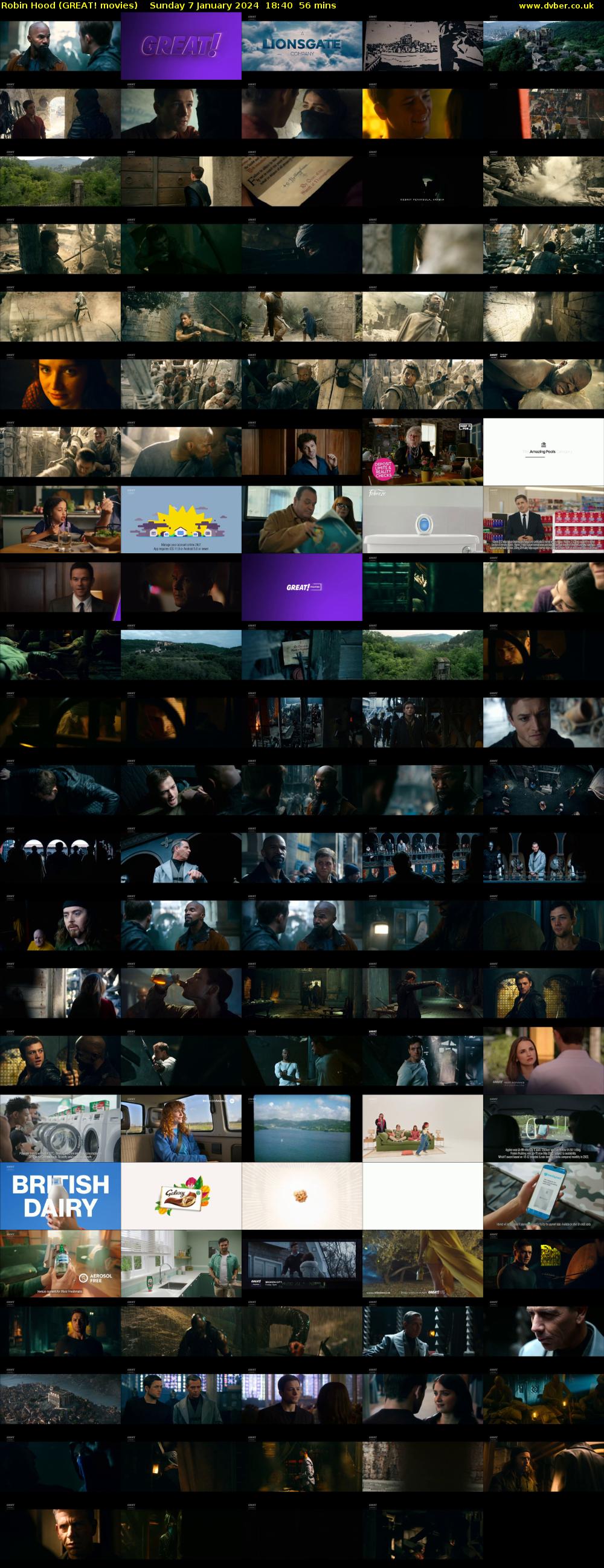 Robin Hood (GREAT! movies) Sunday 7 January 2024 18:40 - 19:36