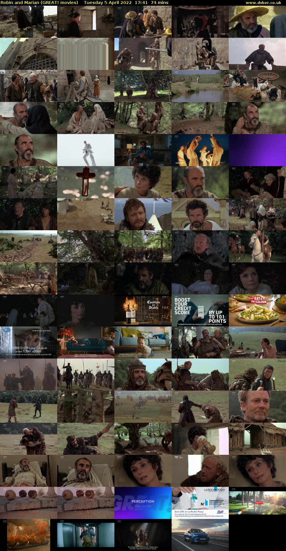 Robin and Marian (GREAT! movies) Tuesday 5 April 2022 17:41 - 18:55