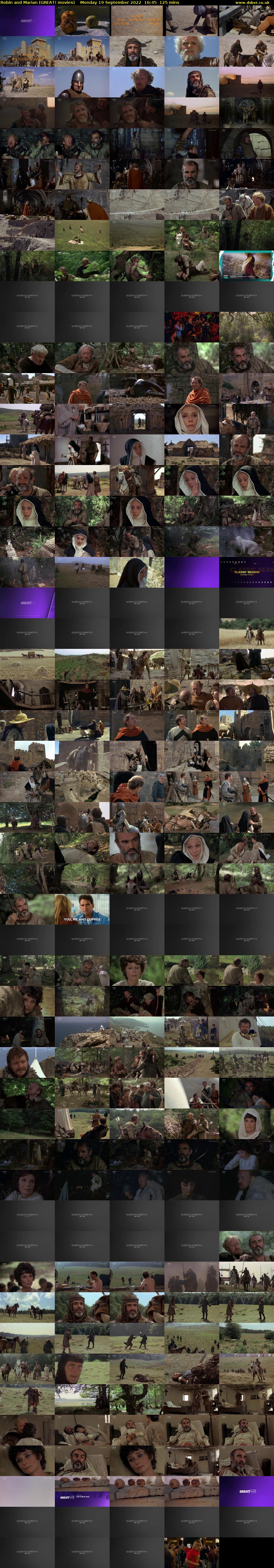 Robin and Marian (GREAT! movies) Monday 19 September 2022 16:45 - 18:50