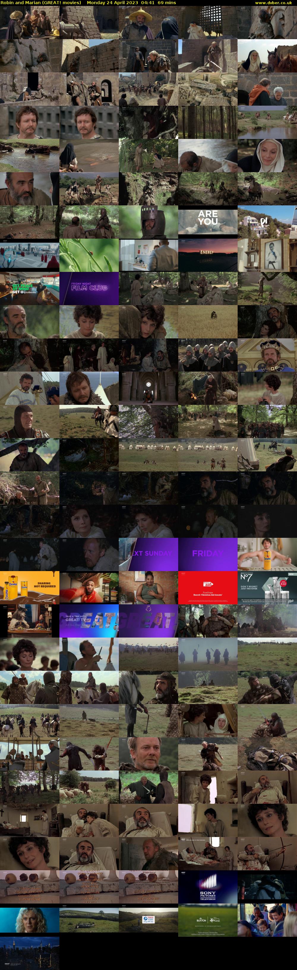 Robin and Marian (GREAT! movies) Monday 24 April 2023 04:41 - 05:50