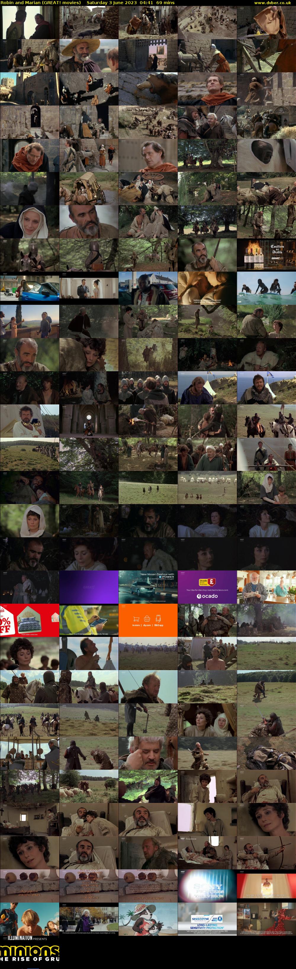 Robin and Marian (GREAT! movies) Saturday 3 June 2023 04:41 - 05:50